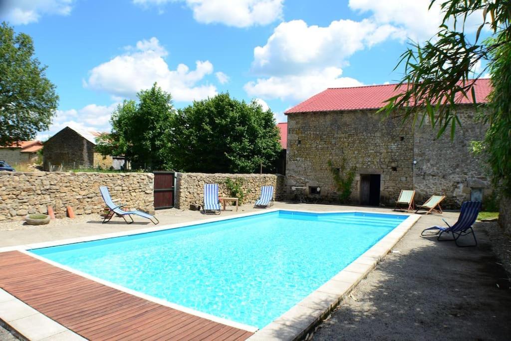 Two Hoots - Farmhouse With Summer Pool. Chateauponsac Exterior photo